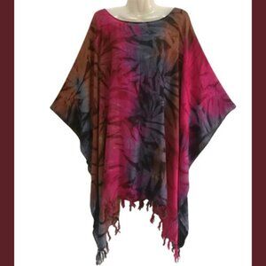 Bohemian Batik Tie Dye Boho Tunic - NEW! Plus SIze